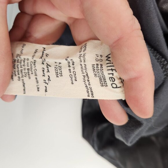 Wilfred Black Faux Leather Pants Leggings Size XS - Picture 10 of 13